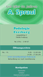 Mobile Screenshot of podologie-freiburg.de